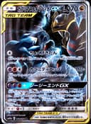 PSA 10 Gem Mint 2019 Pokemon Japanese Sun & Moon Gg End #060 Grchmp. & Grtna.Gx